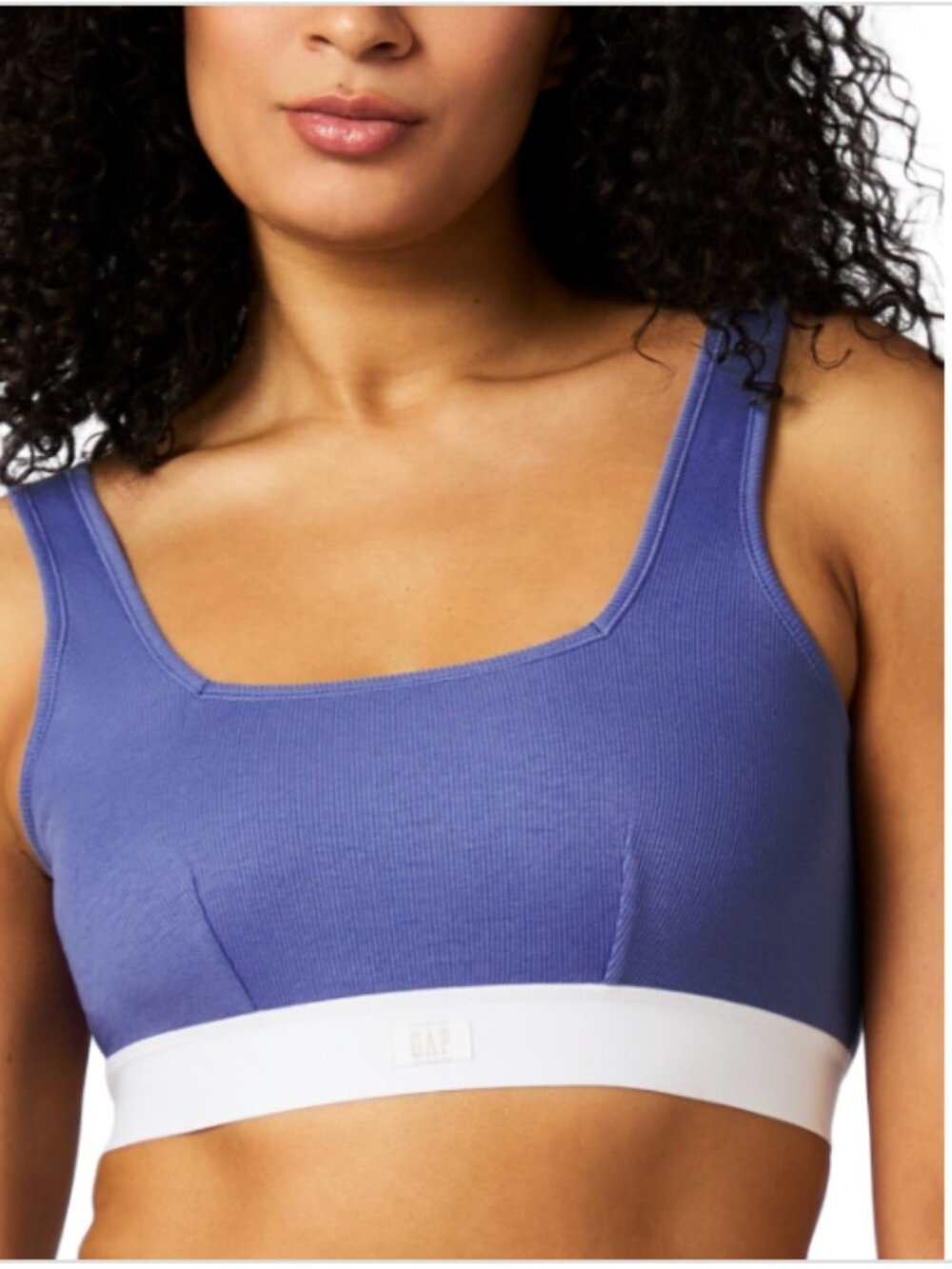 Gap GapBody Logo Comfort Bralette  Blue Size XL 9529